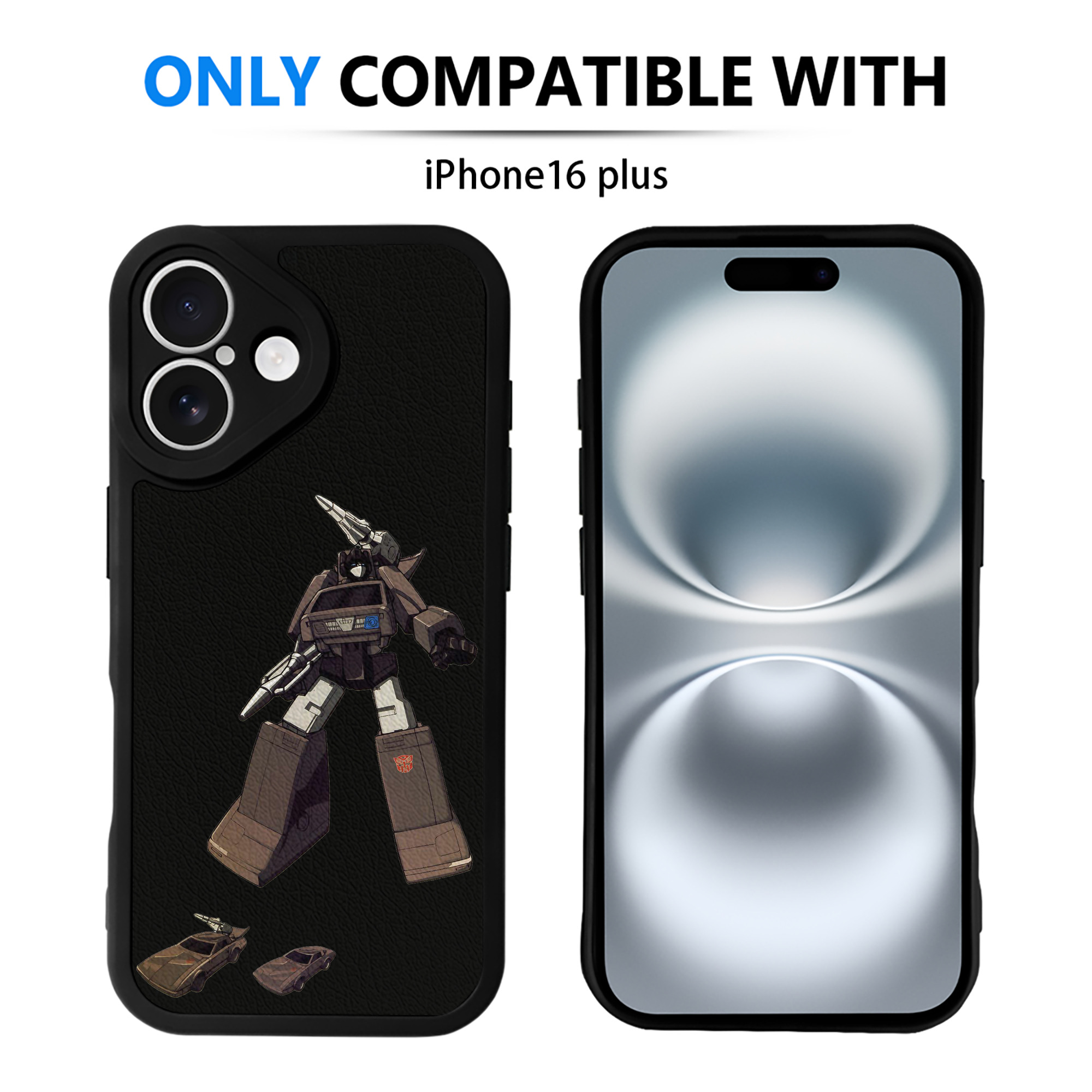 （画像用）  【iPhone 16シリーズ対応】シリコンスマホケース（レザー調） 材質：シリコン